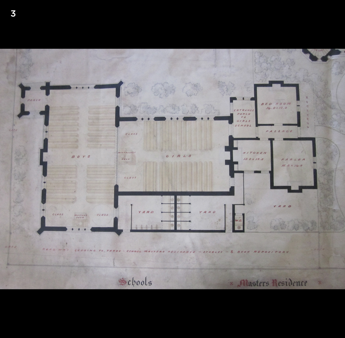 Plan of the School House.